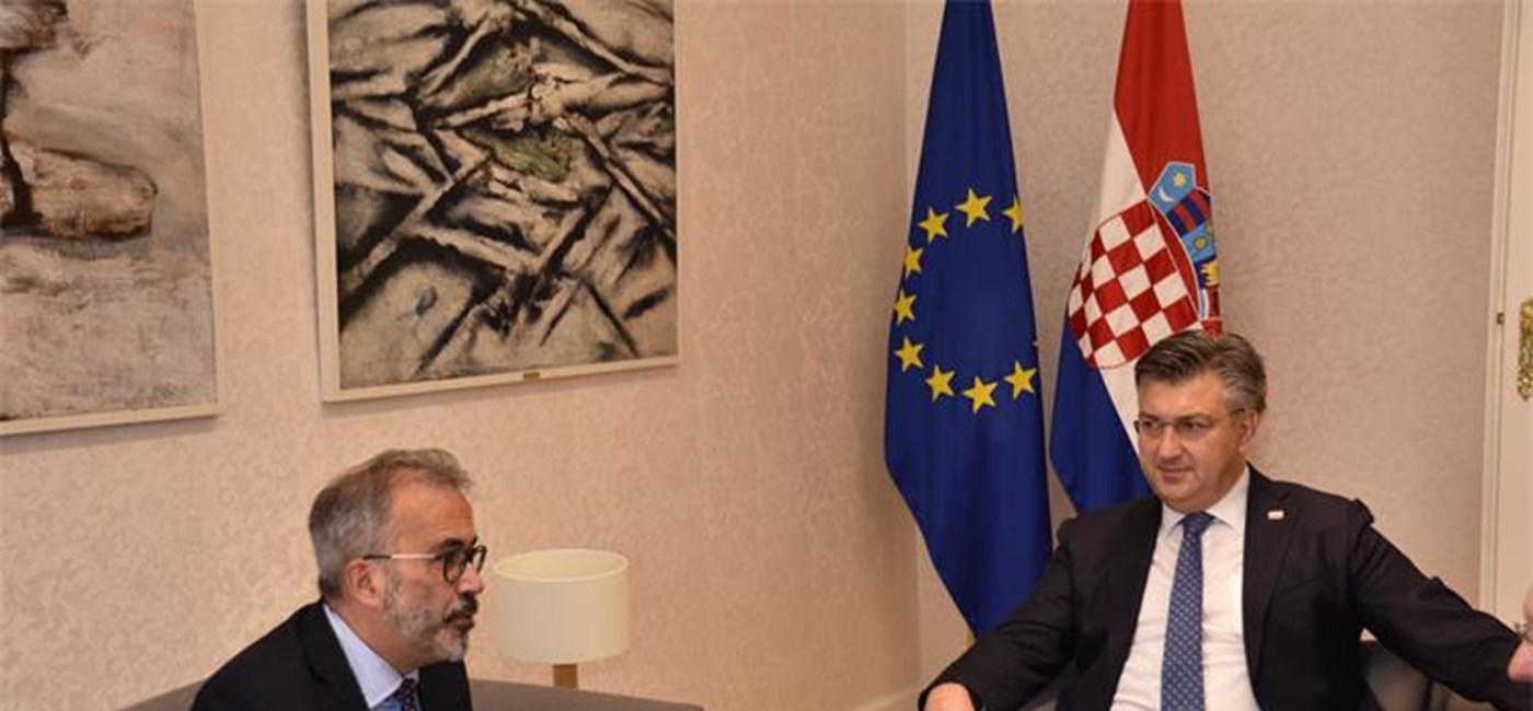 ​Predsjednik Vlade upoznao izvjestitelja Europskog parlamenta s pripremama Hrvatske za ulazak u Schengenski prostor